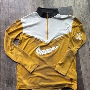 Nike undercover gyakusou quarter zip long sleeve running shirt